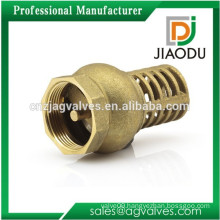 Design hot selling Brass Foot Check Valve with Removable Filter